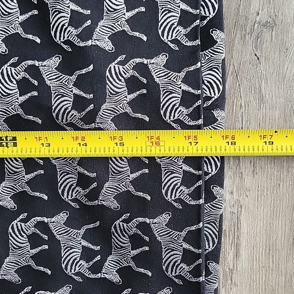 J. Crew Size 4 Zebra Pattern Pencil Mini Skirt - image 5